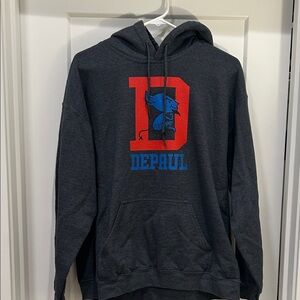 DePaul Blue Demons Charcoal Hoodie